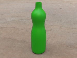 pre-hollowed bottle 4 plain 3D Baskı Modeli