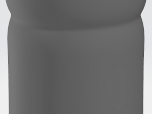 pre-hollowed bottle 6 plain 3D-Druckmodell
