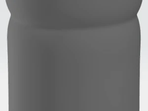 pre-hollowed bottle 6 plain 3D Print Model