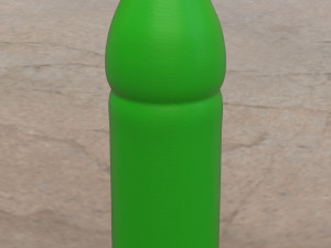 pre-hollowed bottle 6 plain 3D-Druckmodell