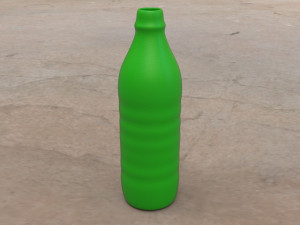 pre-hollowed bottle 7 plain 3D Print Model