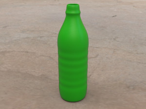 pre-hollowed bottle 7 plain 3D Принт Модель
