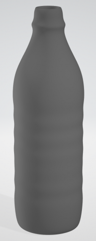 Download pre-hollowed bottle 7 plain 3D Model