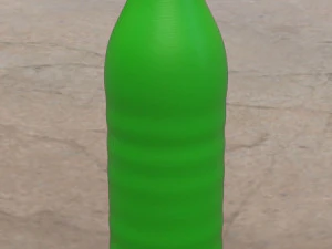 pre-hollowed bottle 7 plain 3D Print Model