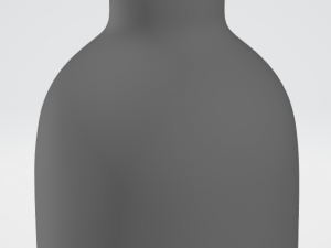 pre-hollowed bottle 8 plain 3D Принт Модель