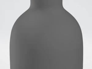 pre-hollowed bottle 8 plain 3D Print Model
