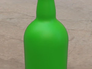 pre-hollowed bottle 8 plain 3D Print Model