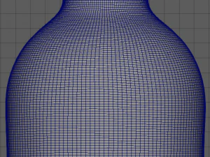 pre-hollowed bottle 8 plain 3D Print Model