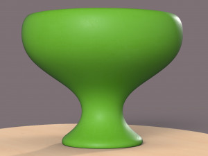 pre-hollowed bowl 2 plain 3D Print Model