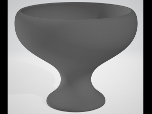 pre-hollowed bowl 2 plain 3D Принт Модель
