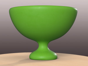 pre-hollowed bowl 4 plain 3D Print Model