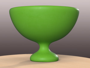 pre-hollowed bowl 4 plain 3D Принт Модель
