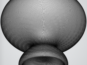 pre-hollowed bowl 4 plain 3D Принт Модель
