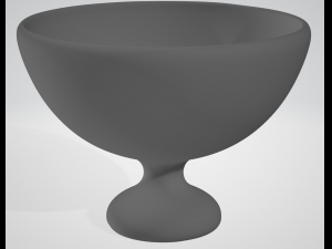 pre-hollowed bowl 4 plain 3D Принт Модель
