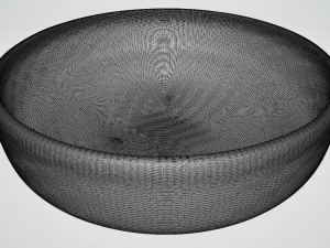 pre-hollowed bowl 5 plain 3D Print Model