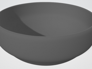 pre-hollowed bowl 5 plain 3D Baskı Modeli