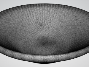 pre-hollowed bowl 6 plain 3D Baskı Modeli