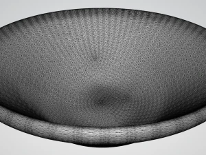 pre-hollowed bowl 6 plain 3D Print Model
