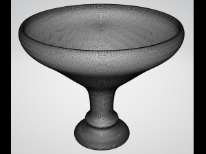 pre-hollowed bowl 9 plain 3D-Druckmodell
