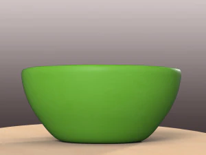 穴あきボウル 10 プレーン 3Dプリントモデル