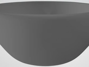 pre-hollowed bowl 10 plain 3D Print Model