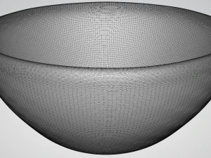pre-hollowed bowl 10 plain 3D Print Model
