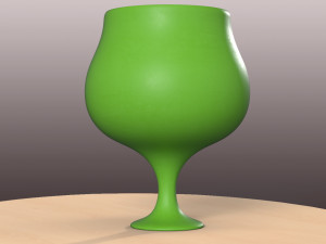 pre-hollowed brandy 1 plain 3D 프린트 모델