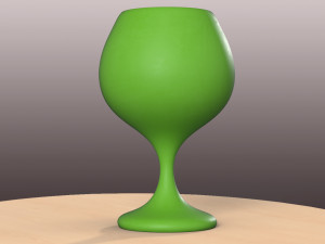pre-hollowed brandy 3 plain 3D Принт Модель