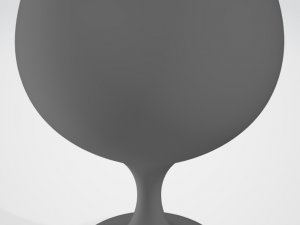 pre-hollowed brandy 3 plain 3D Принт Модель