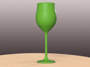 pre-hollowed burgundy 1 plain 3D Принт Модель