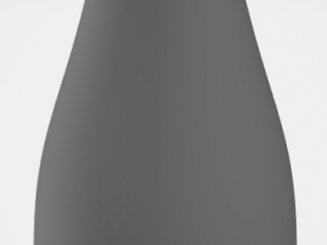 pre-hollowed cabernet bottle plain 3D 打印模型