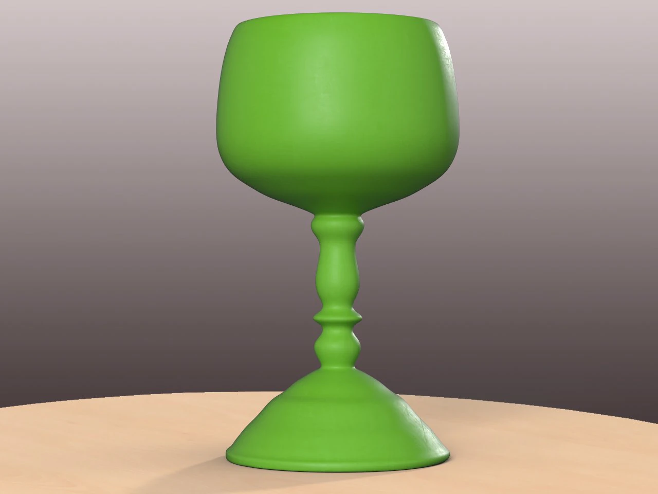 pre-hollowed chalice 1 plain 3D Print Model .c4d .max .obj .3ds .fbx .stl .blend 