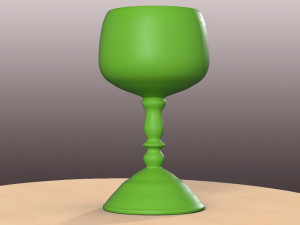 pre-hollowed chalice 1 plain 3D Print Model