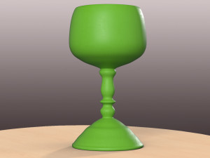 pre-hollowed chalice 1 plain 3D Принт Модель