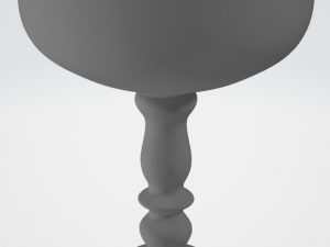 pre-hollowed chalice 1 plain 3D Принт Модель