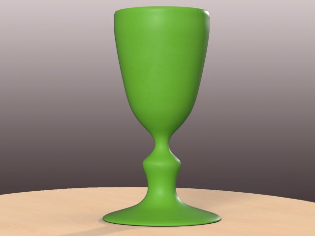 pre-hollowed chalice 2 plain 3D Baskı Modeli .c4d .max .obj .3ds .fbx .stl .blend 