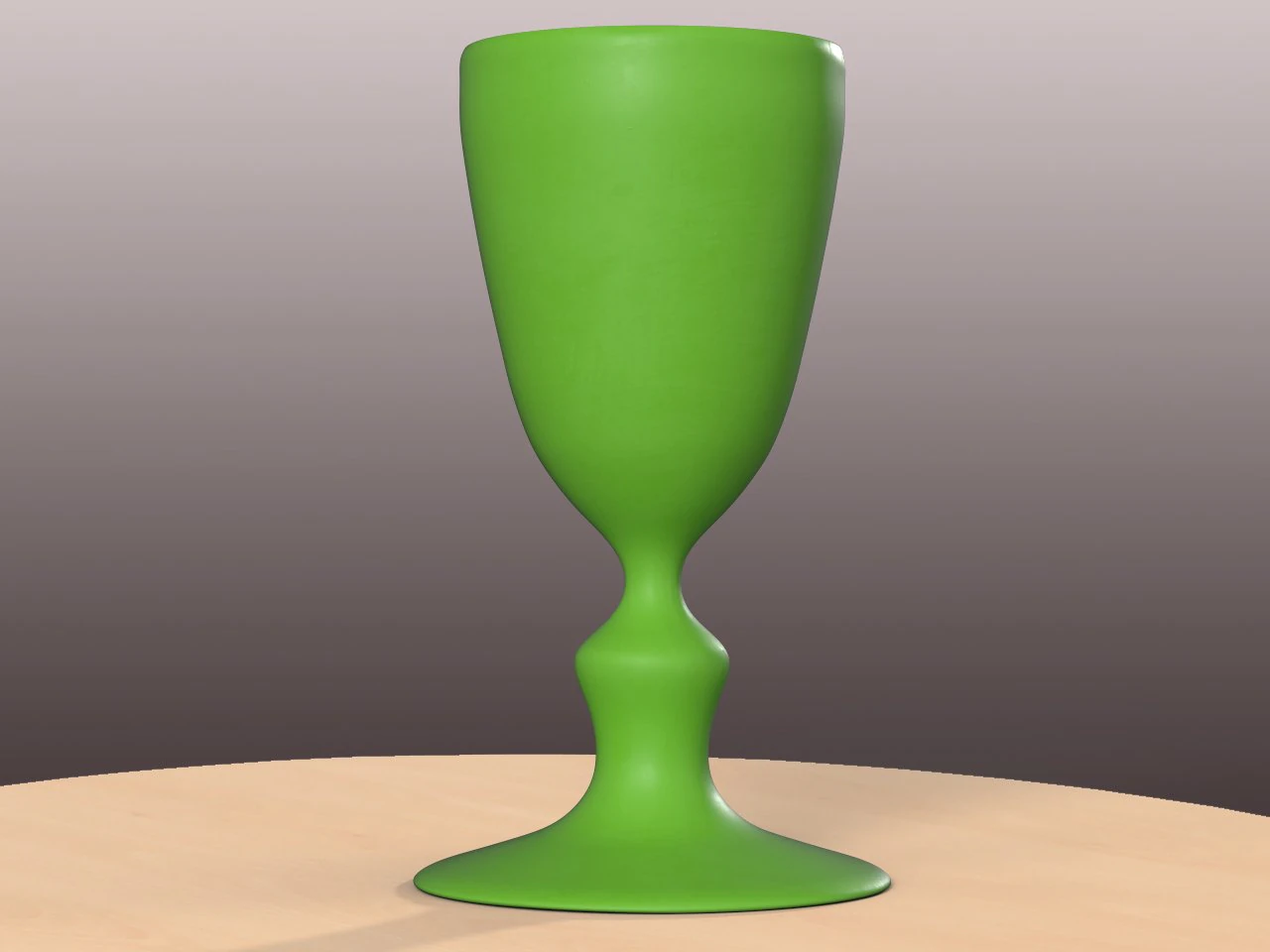 pre-hollowed chalice 2 plain 3D Print Model .c4d .max .obj .3ds .fbx .stl .blend 