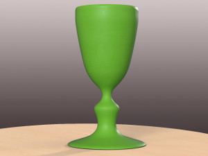pre-hollowed chalice 2 plain 3D Принт Модель