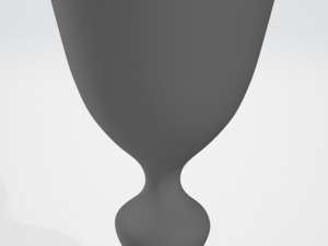 pre-hollowed chalice 2 plain 3D Baskı Modeli