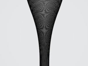 pre-hollowed champagne flute 1 plain 3D Принт Модель