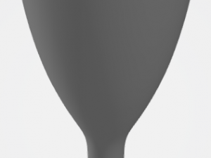 pre-hollowed champagne flute 2 plain 3D Принт Модель