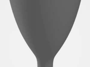 pre-hollowed champagne flute 2 plain 3D Print Model