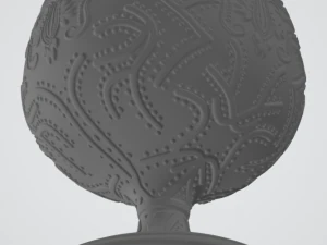 pre-hollowed cognac balloon glass 1 ornamental 3D Print Model