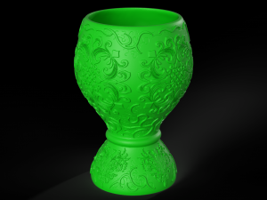 pre-hollowed cup 2 ornamental 3D Принт Модель