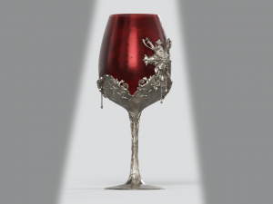resident evil village lady dimitrescu wine glass 3D Принт Модель