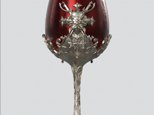resident evil village lady dimitrescu wine glass 3D Принт Модель