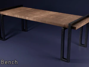 spiral urn and bench 3D Model