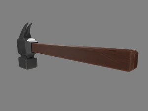 stylized hammer 3D Model