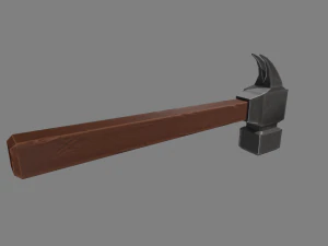 stylized hammer 3D Model