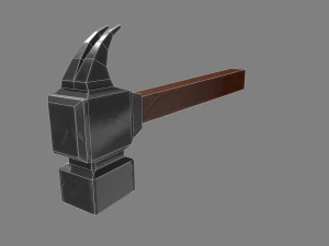 stylized hammer 3D Model
